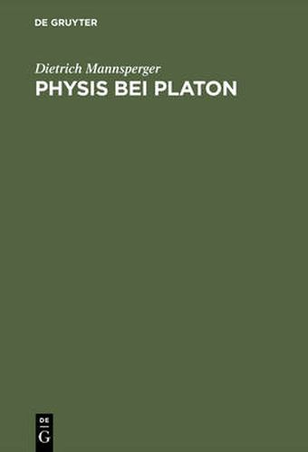 Cover image for Physis bei Platon