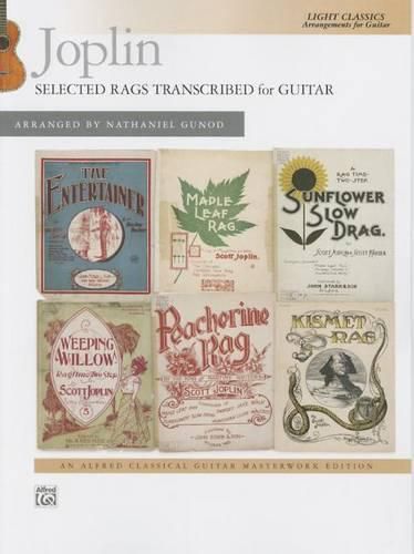 Cover image for Joplin: Selected Rags Transcribed for Guitar