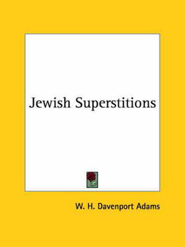 Cover image for Jewish Superstitions