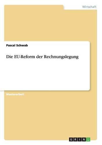 Cover image for Die EU-Reform der Rechnungslegung
