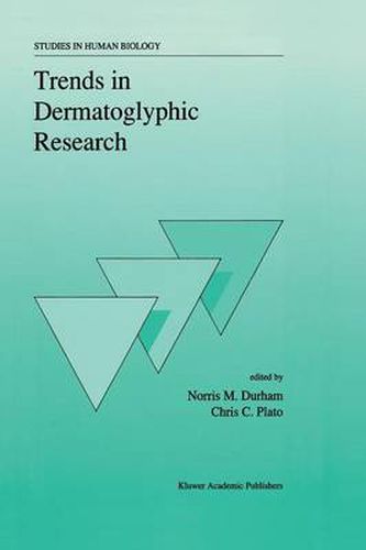 Cover image for Trends in Dermatoglyphic Research