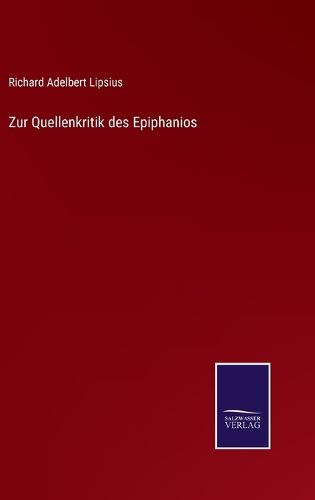 Cover image for Zur Quellenkritik des Epiphanios