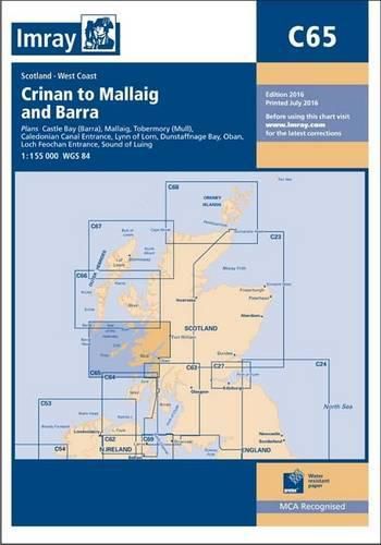 Cover image for Imray Chart C65: Crinan to Mallaig and Barra