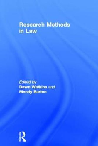 Cover image for Research Methods in Law