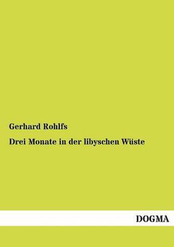 Cover image for Drei Monate in der libyschen Wuste