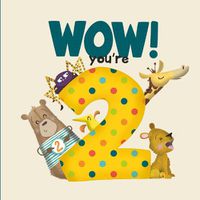 Cover image for WOW! You're Two birthday book