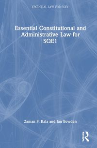 Cover image for Essential Constitutional and Administrative Law for SQE1