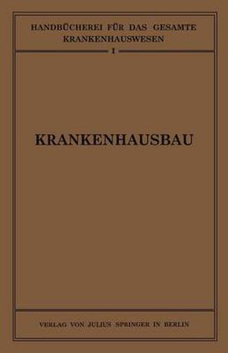 Cover image for Krankenhausbau
