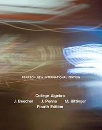 Cover image for College Algebra: Pearson New International Edition