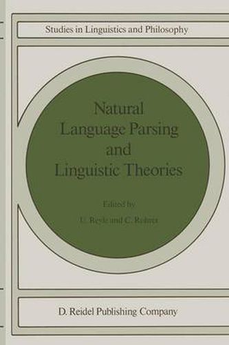 Cover image for Natural Language Parsing and Linguistic Theories