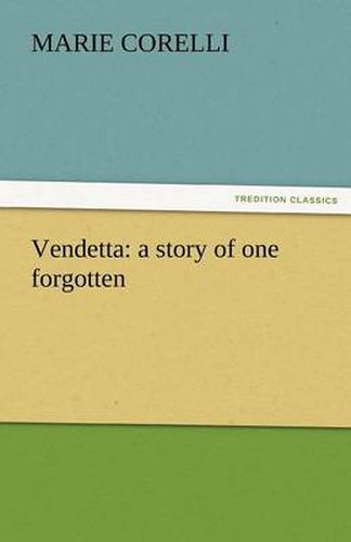 Cover image for Vendetta: A Story of One Forgotten