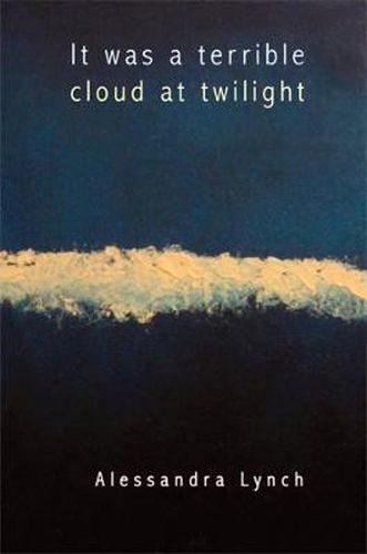 Cover image for It was a terrible cloud at twilight: Poems