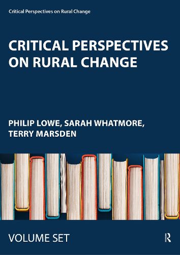 Cover image for Critical Perspectives on Rural Change