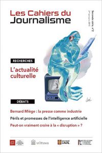 Cover image for Les Cahiers du Journalisme, V.2, NO2: L'actualite culturelle