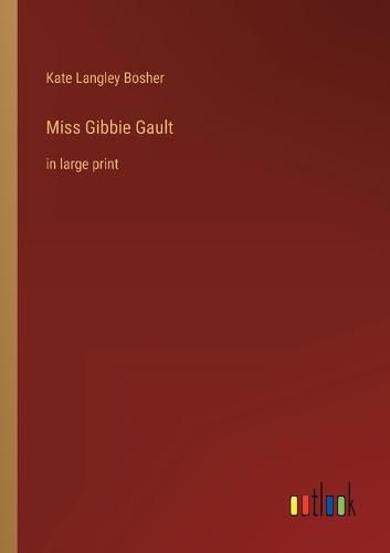 Cover image for Miss Gibbie Gault