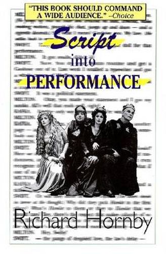Cover image for Script into Performance: A Structuralist Approach
