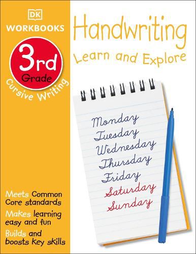 Cover image for DK Workbooks: Handwriting: Cursive, Third Grade: Learn and Explore