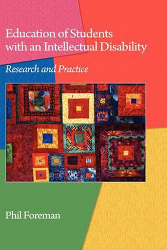 Cover image for Education of Students with an Intellectual Disability: Research and Practice