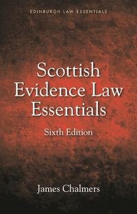 Cover image for Scottish Evidence Law Essentials