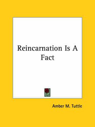 Cover image for Reincarnation Is a Fact