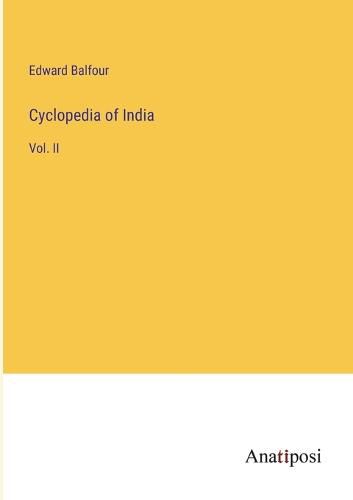 Cover image for Cyclopedia of India