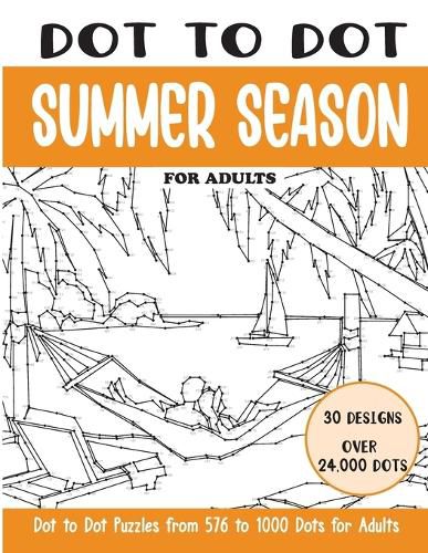 Dot to Dot Summer Season for Adults