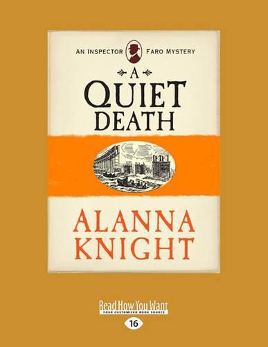 Cover image for A Quiet Death: An Inspector Faro Mystery