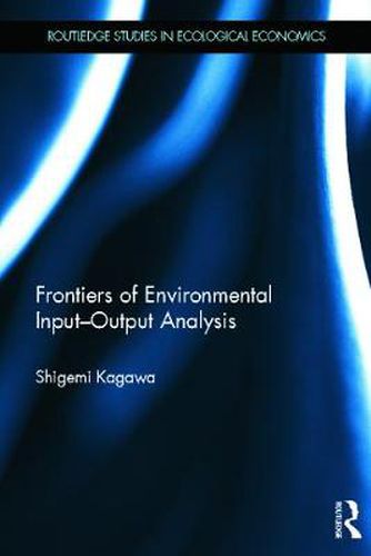 Cover image for Frontiers of Environmental Input-Output Analysis