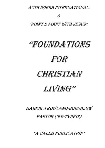 Cover image for The Foundations For Christian Living