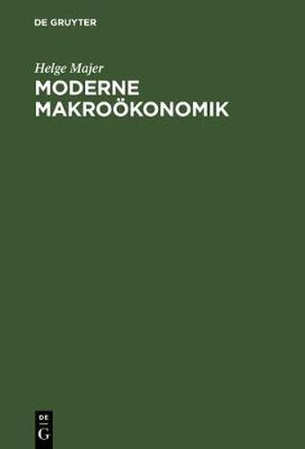 Cover image for Moderne Makrooekonomik