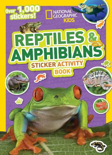 Cover image for Reptiles and Amphibians Sticker Activity Book: Over 1,000 Stickers!