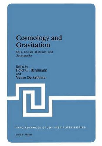 Cover image for Cosmology and Gravitation: Spin, Torsion, Rotation, and Supergravity