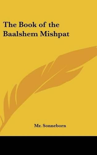 Cover image for The Book of the Baalshem Mishpat