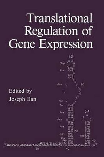 Cover image for Translational Regulation of Gene Expression