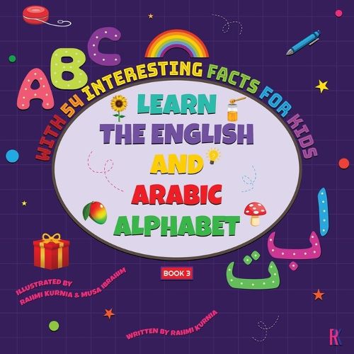 Cover image for Learn the English and Arabic Alphabet with 54 Interesting Facts for Kids