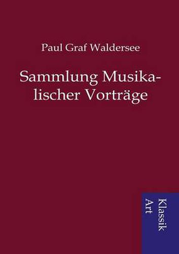 Cover image for Sammlung Musikalischer Vortrage