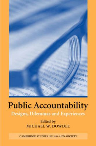 Cover image for Public Accountability: Designs, Dilemmas and Experiences