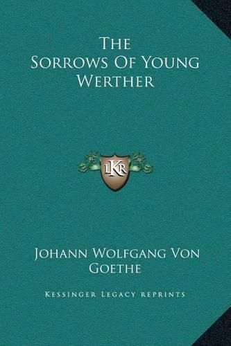 Cover image for The Sorrows of Young Werther
