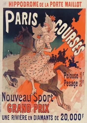 Cover image for Carnet Blanc, Affiche Hippodrome Porte Maillot Paris