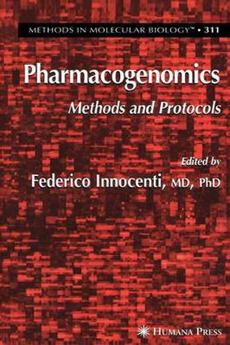 Cover image for Pharmacogenomics: Methods and Protocols