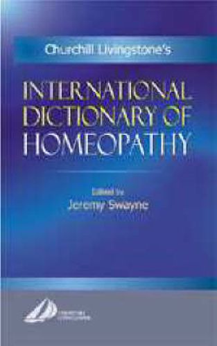 Cover image for International Dictionary of Homeopathy