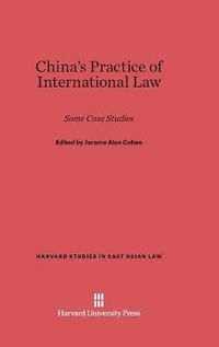 Cover image for China's Practice of International Law