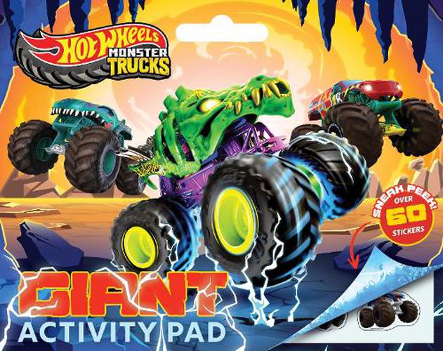 Cover image for Hot Wheels Monster Trucks: Giant Activity Pad (Mattel)