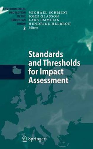 Cover image for Standards and Thresholds for Impact Assessment