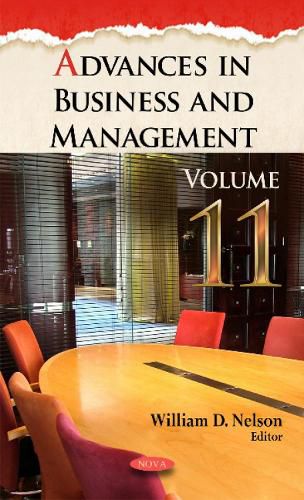 Cover image for Advances in Business & Management: Volume 11