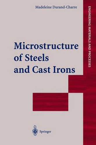 Cover image for Microstructure of Steels and Cast Irons