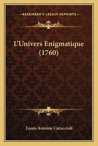 Cover image for L'Univers Enigmatique (1760)