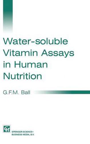 Cover image for Water-soluble Vitamin Assays in Human Nutrition