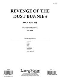 Cover image for Revenge of the Dust Bunnies for String Orchestra: Conductor Score