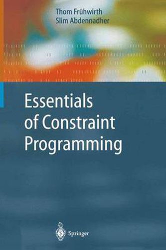 Cover image for Essentials of Constraint Programming